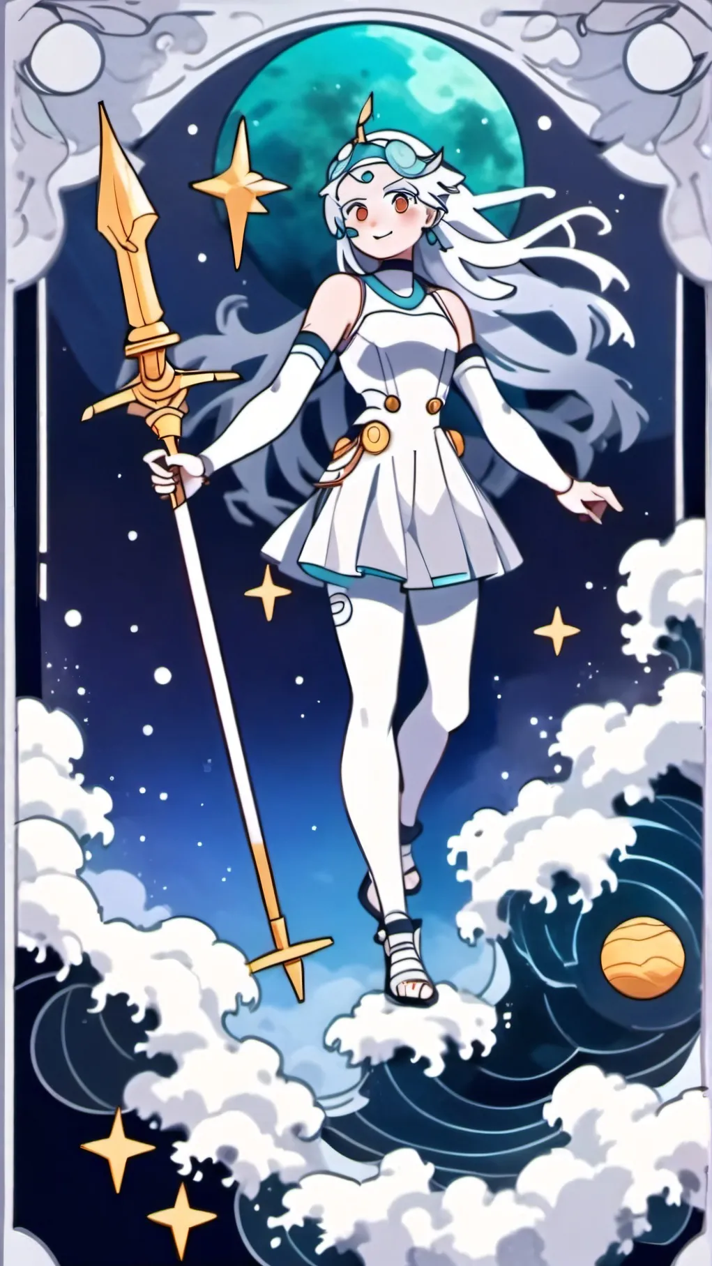 ai character: Rushed out background