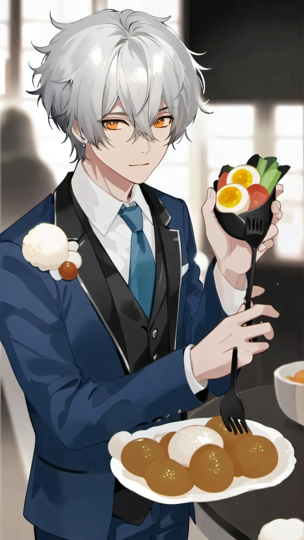 ai character: Let him go background