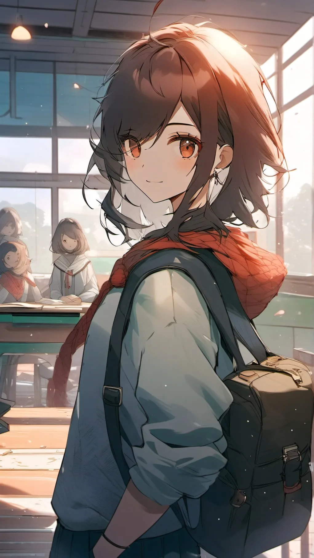 ai character: School background