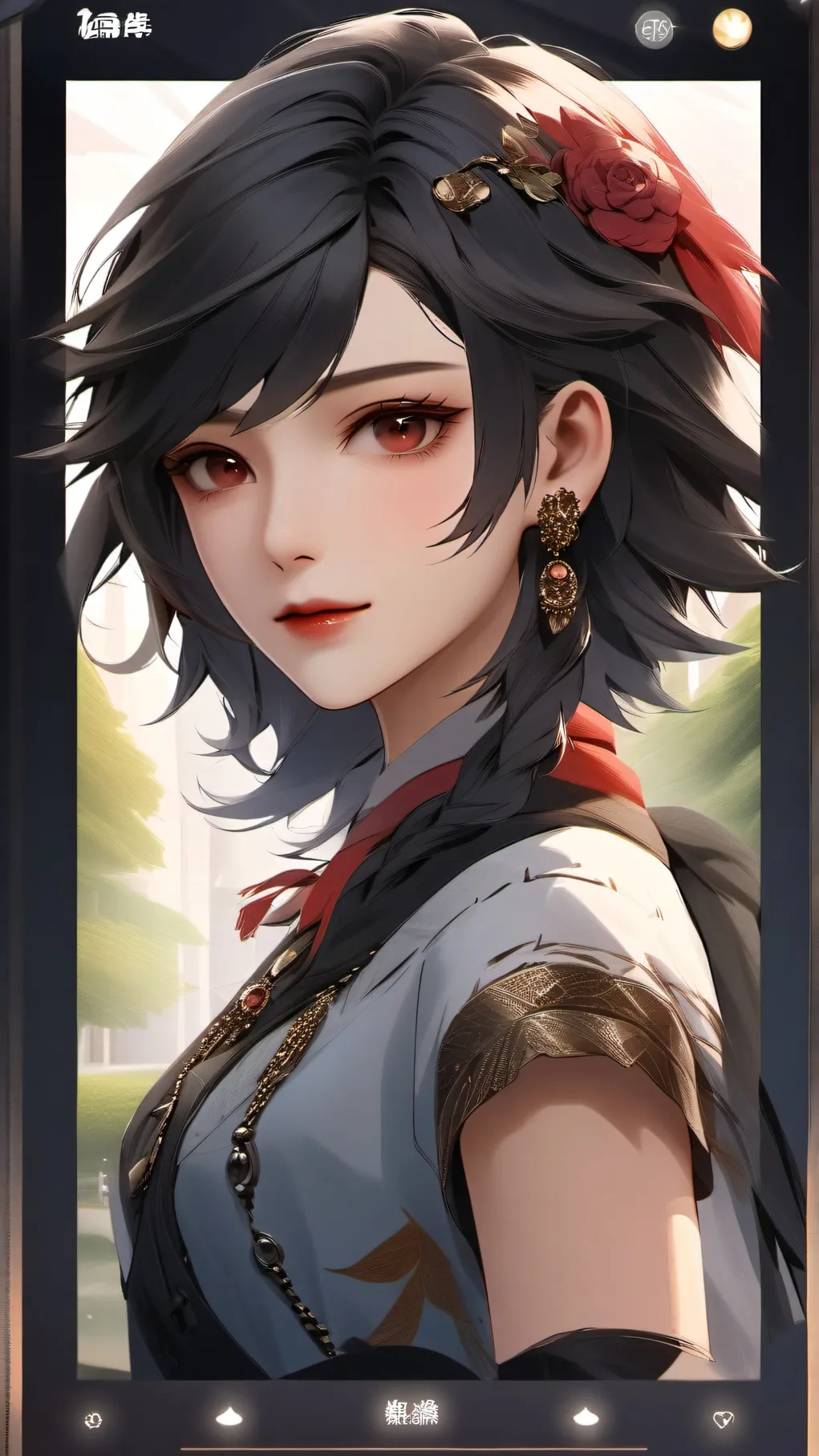 ai character: Fsken babysittin background