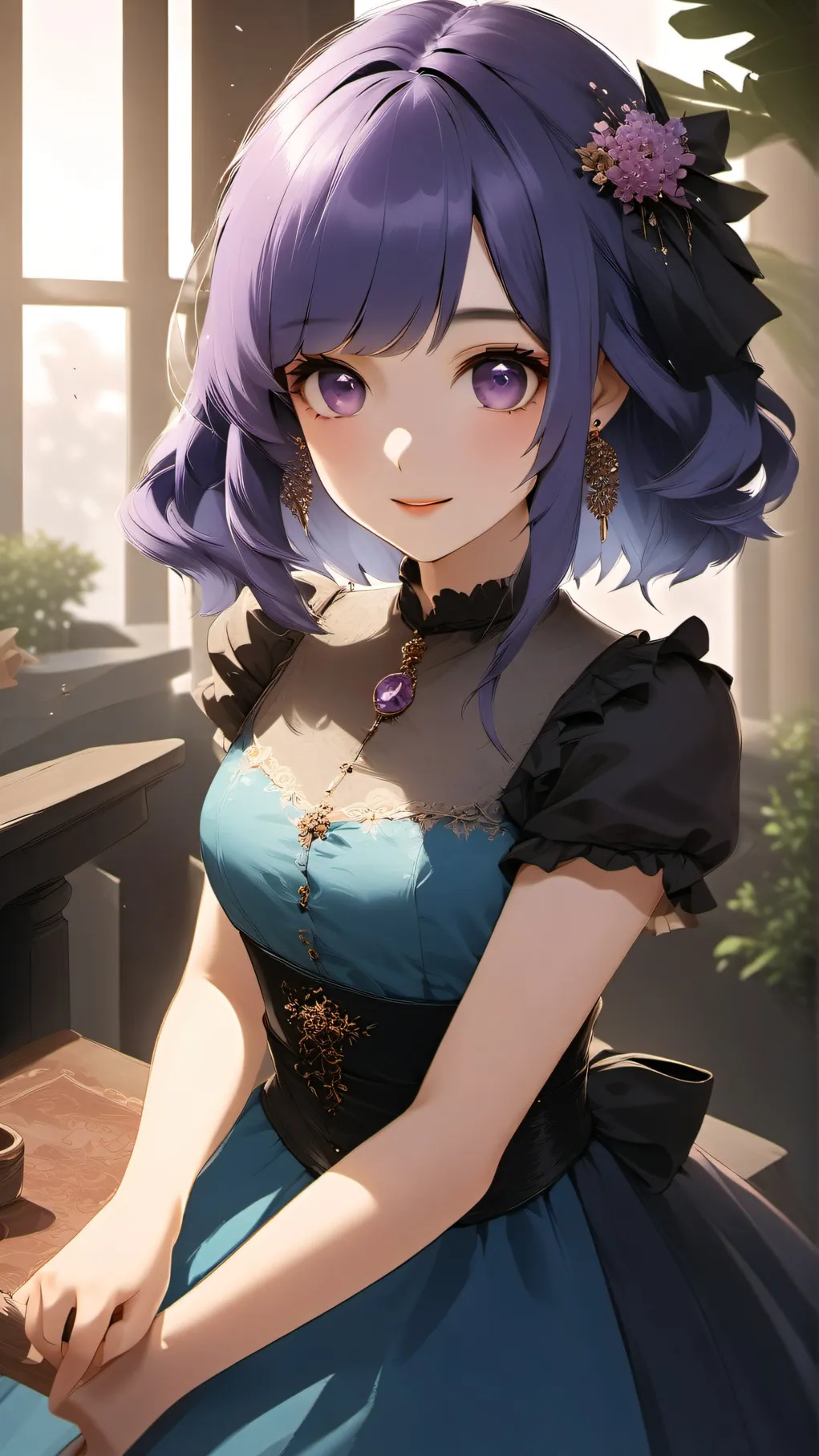 ai character: Lunar as Fnskaer background