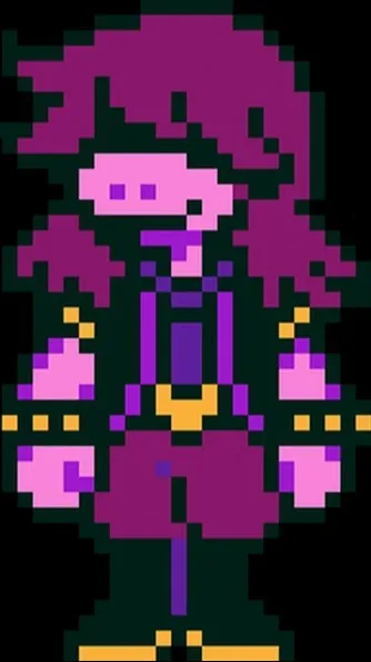 ai character: Susie (Deltarune) background