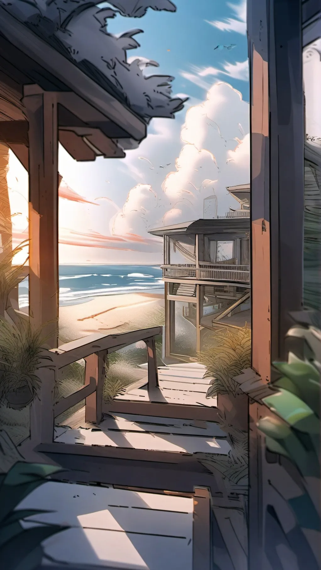 ai character: Spend a day in obx background