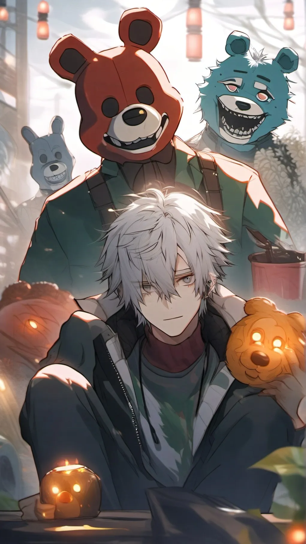ai character: Aftons meet MHA background