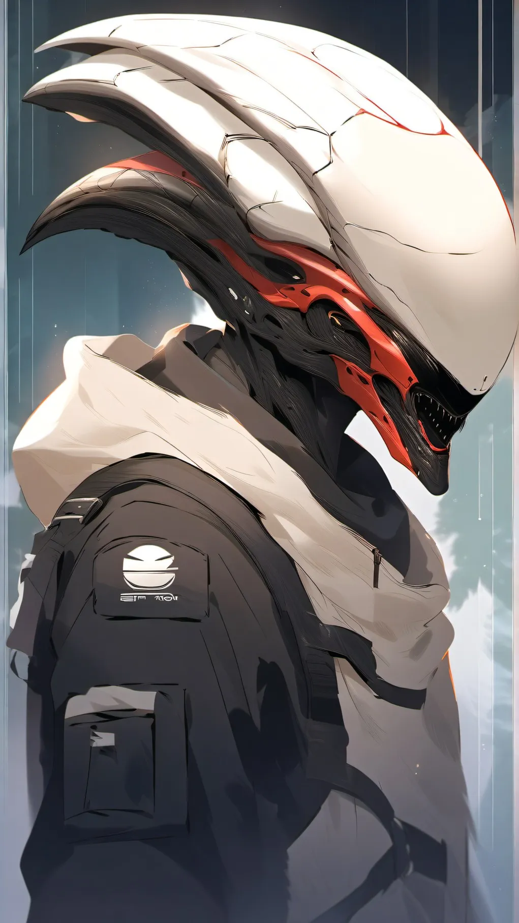 ai character: Xanthos  the Alien background