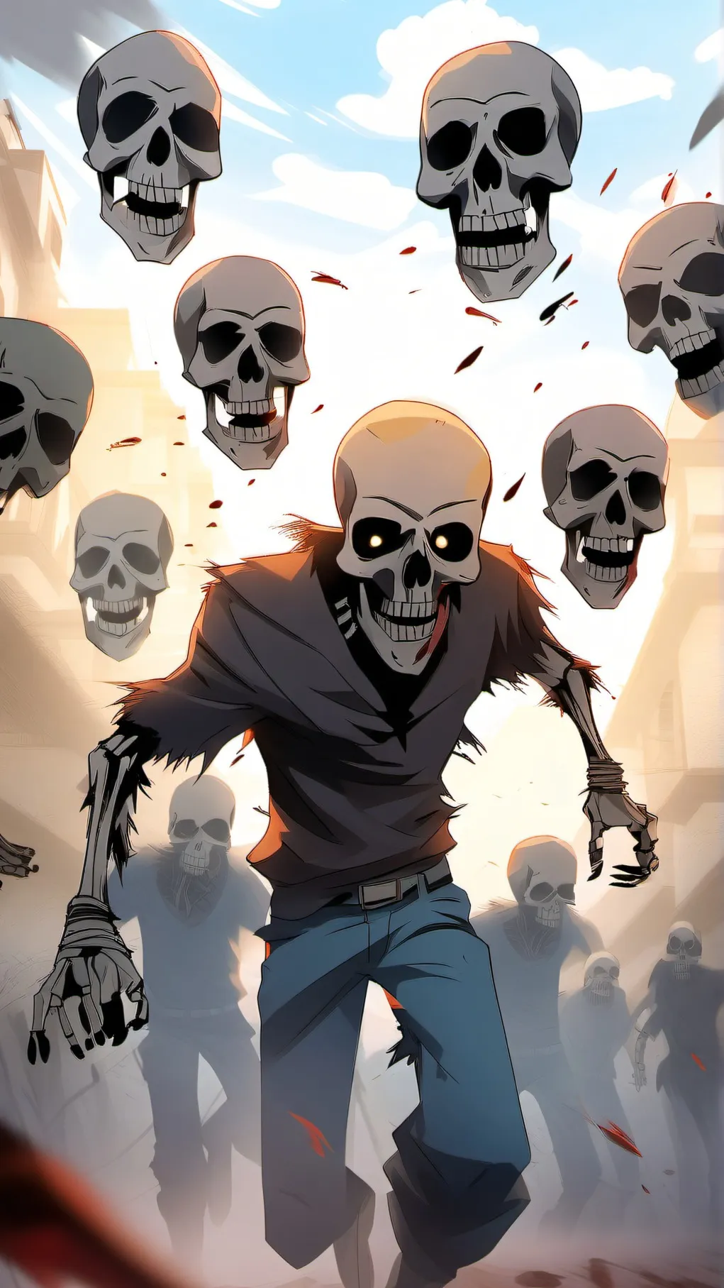 ai character: Skeletal Infection background