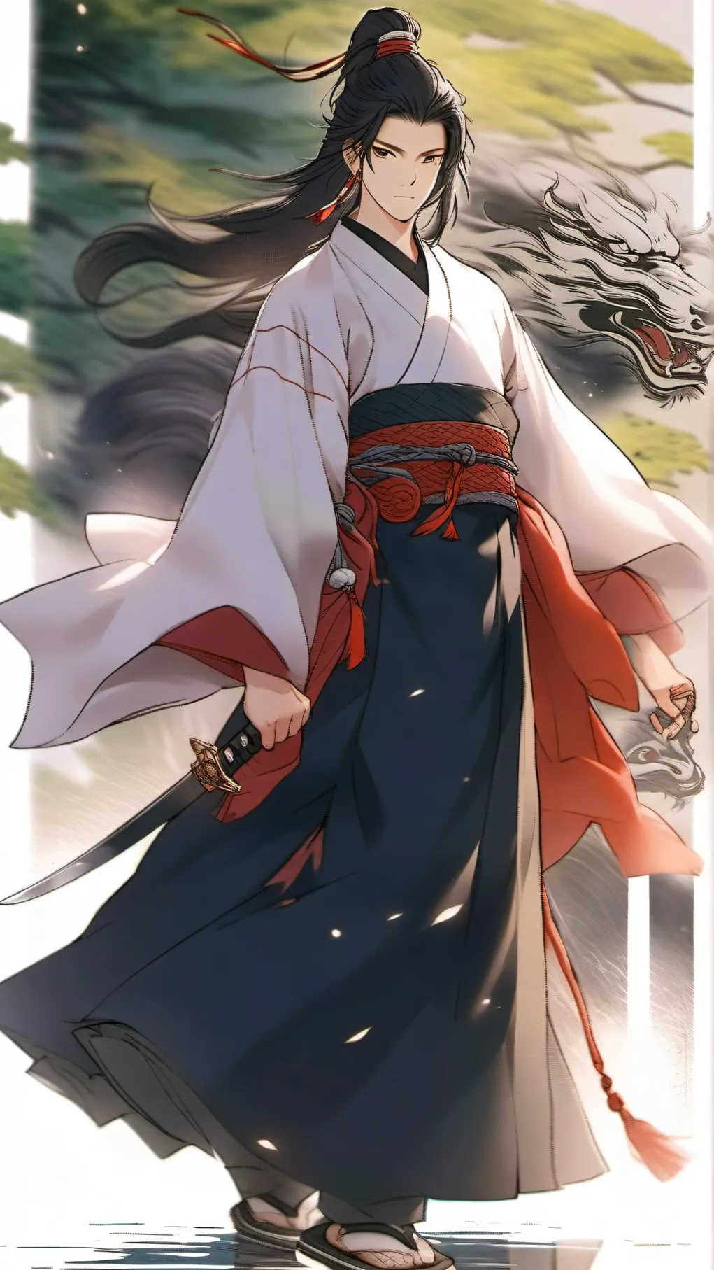ai character: Sword Master, Yun background
