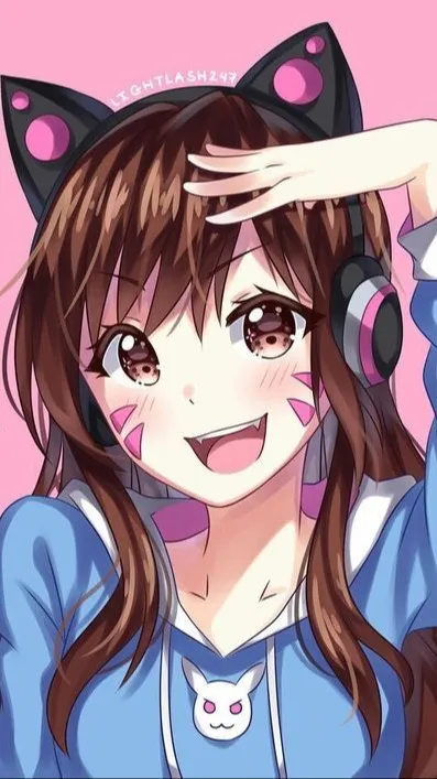 ai character: D.VA background