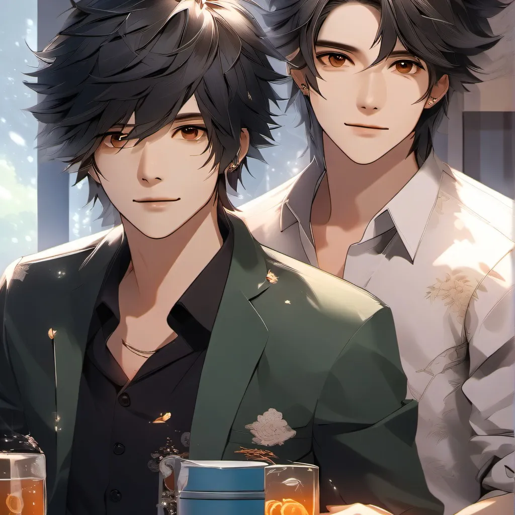 chat with ai character: group a friends
