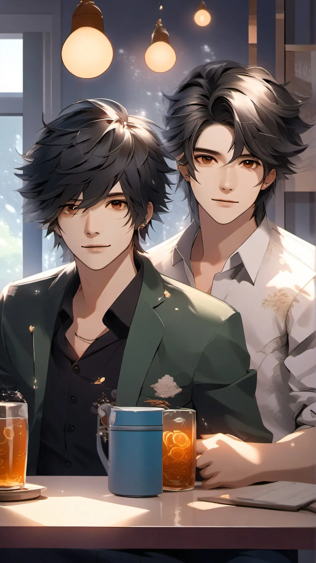 ai character: group a friends background