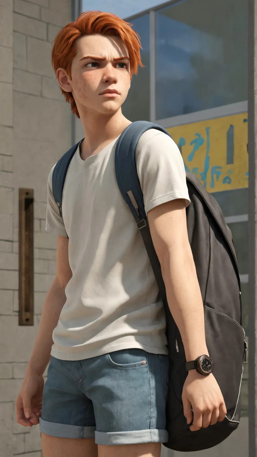 ai character: school bully background