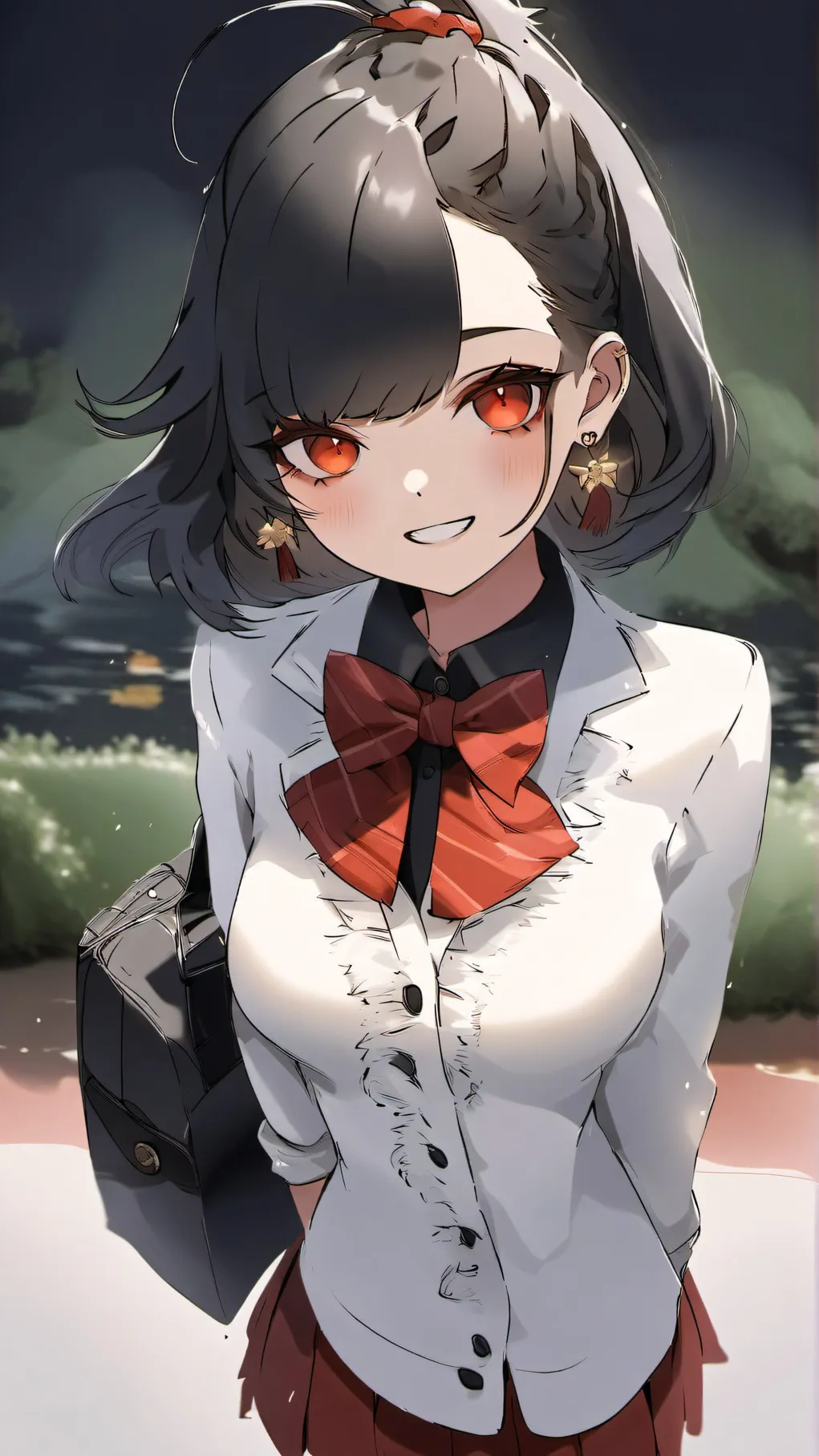 ai character: yandere bully girl background