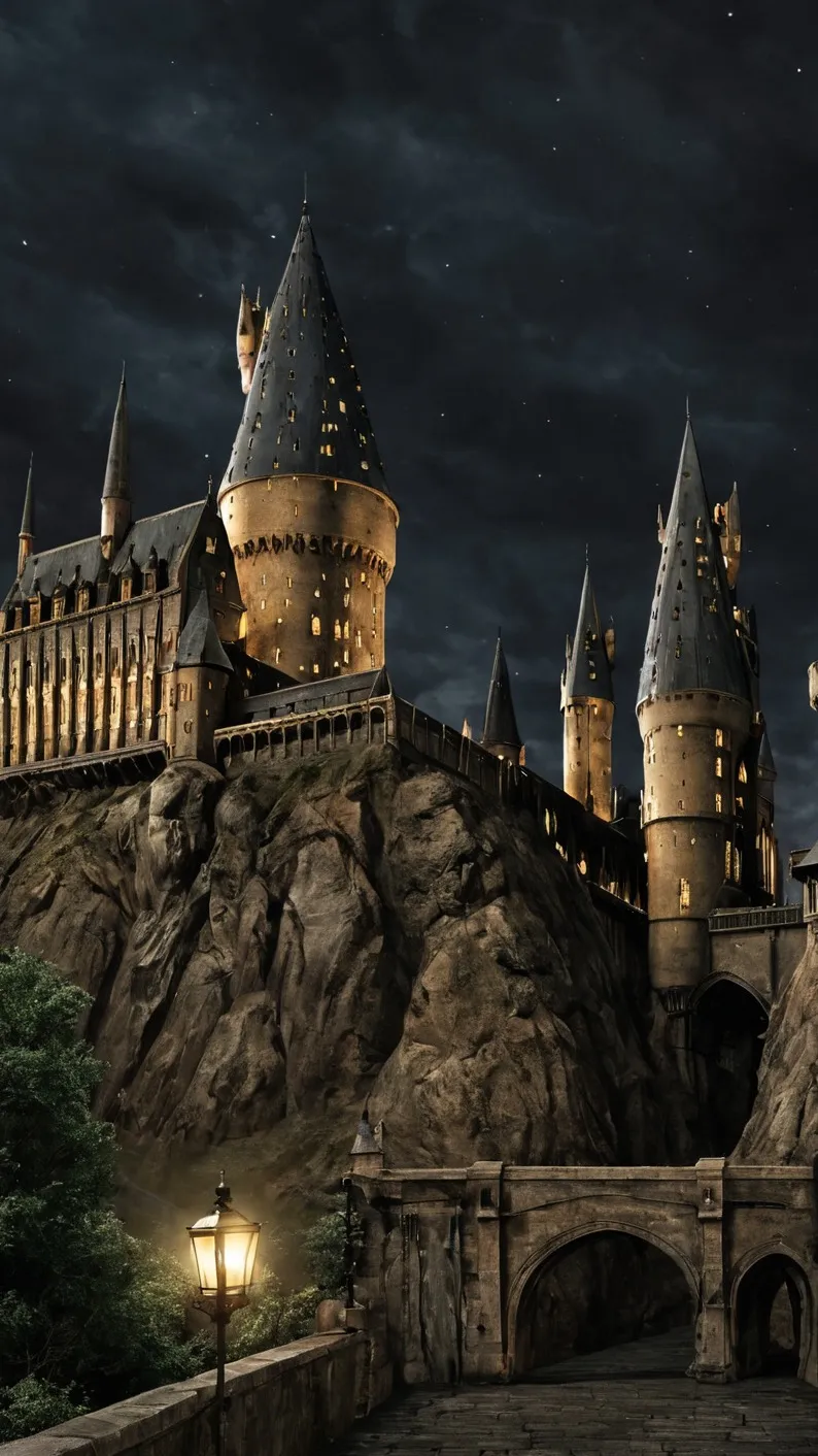 ai character: Hogwarts III background