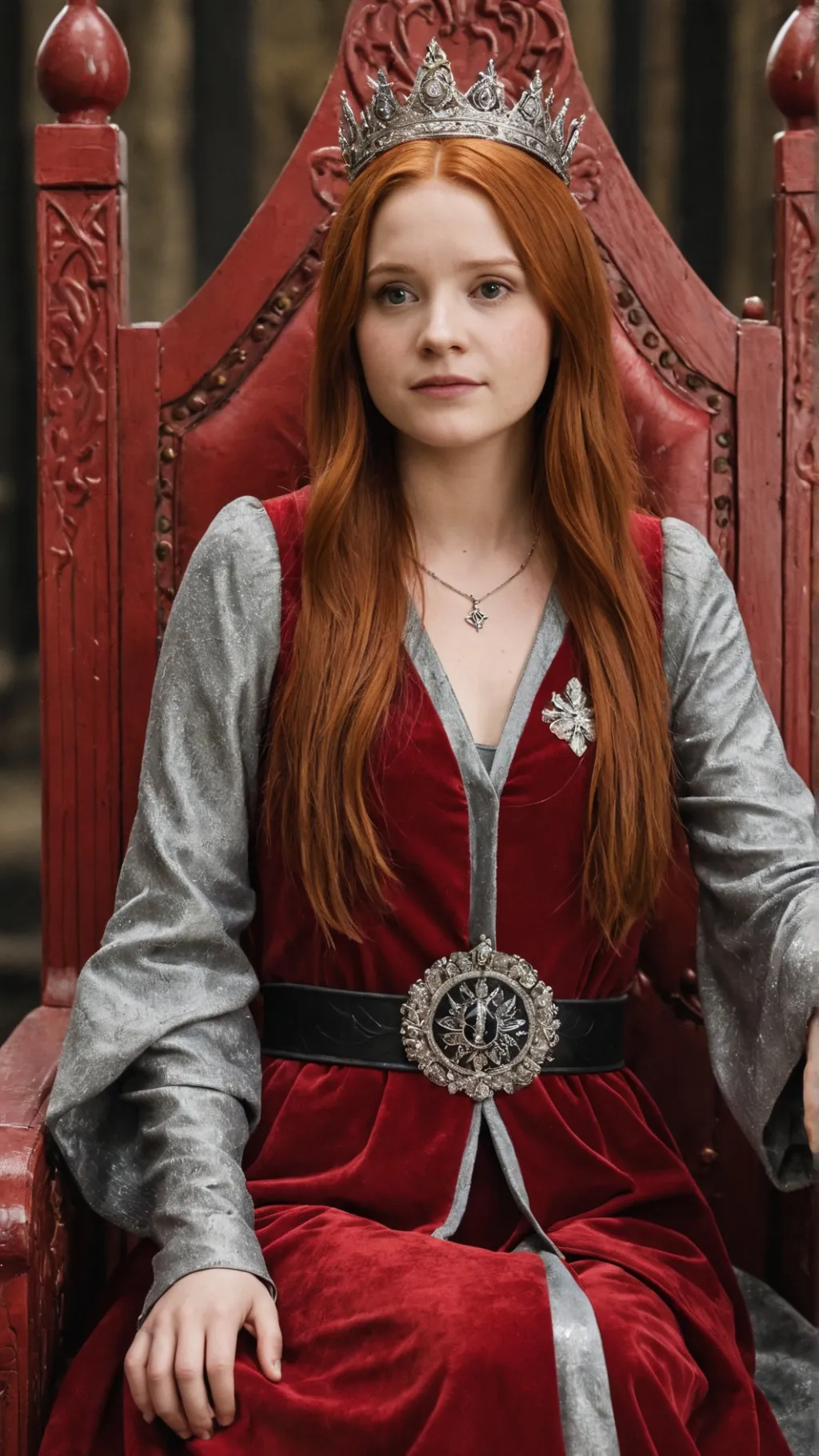 ai character: Queen Weasley  background
