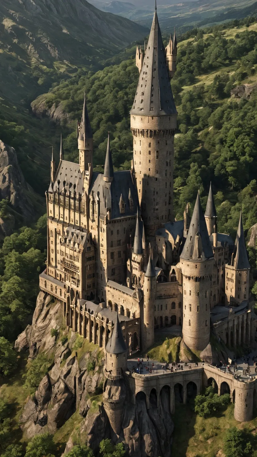 ai character: Hogwarts VII background