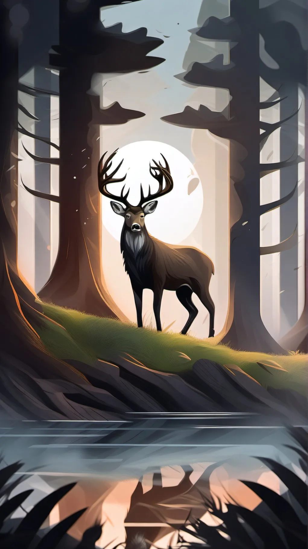 ai character: FPE FOREST background