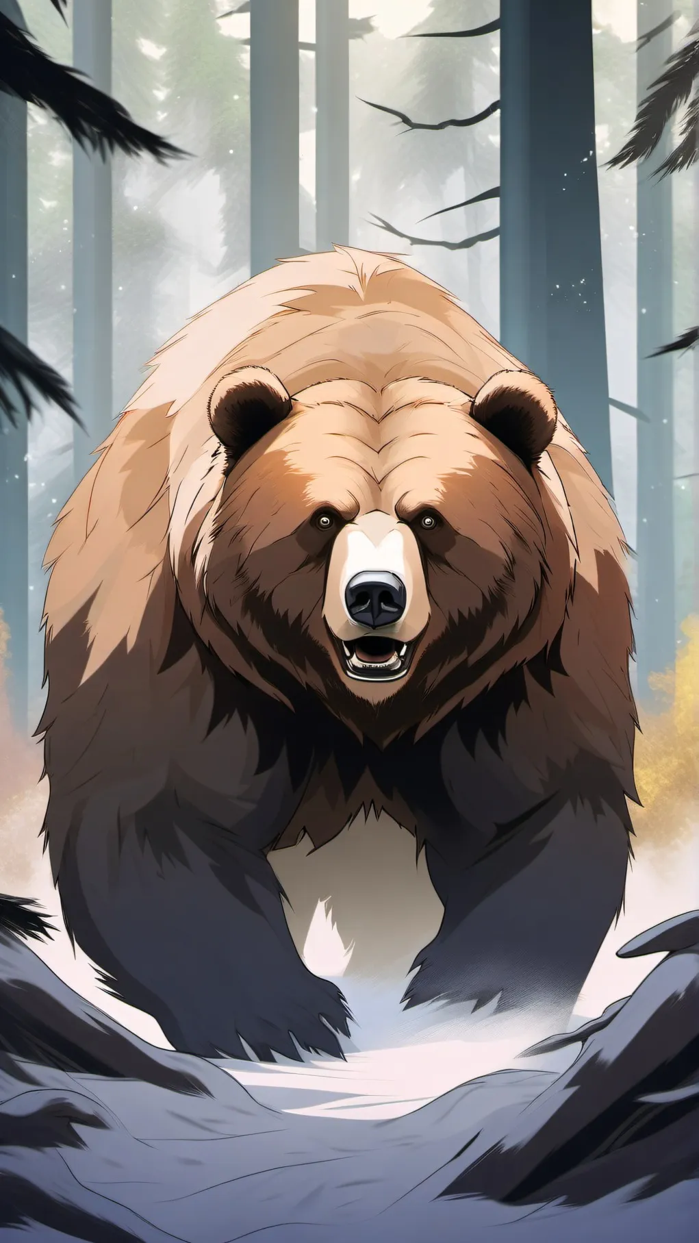 ai character: b3ar background