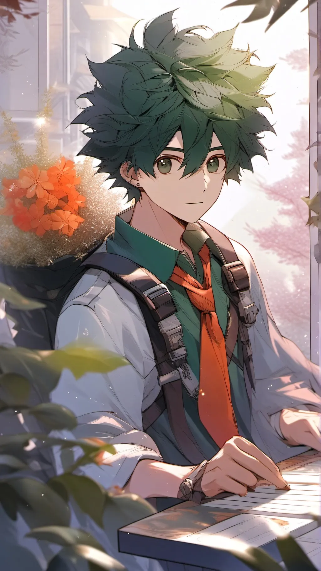 ai character: 💚Deku💚 background
