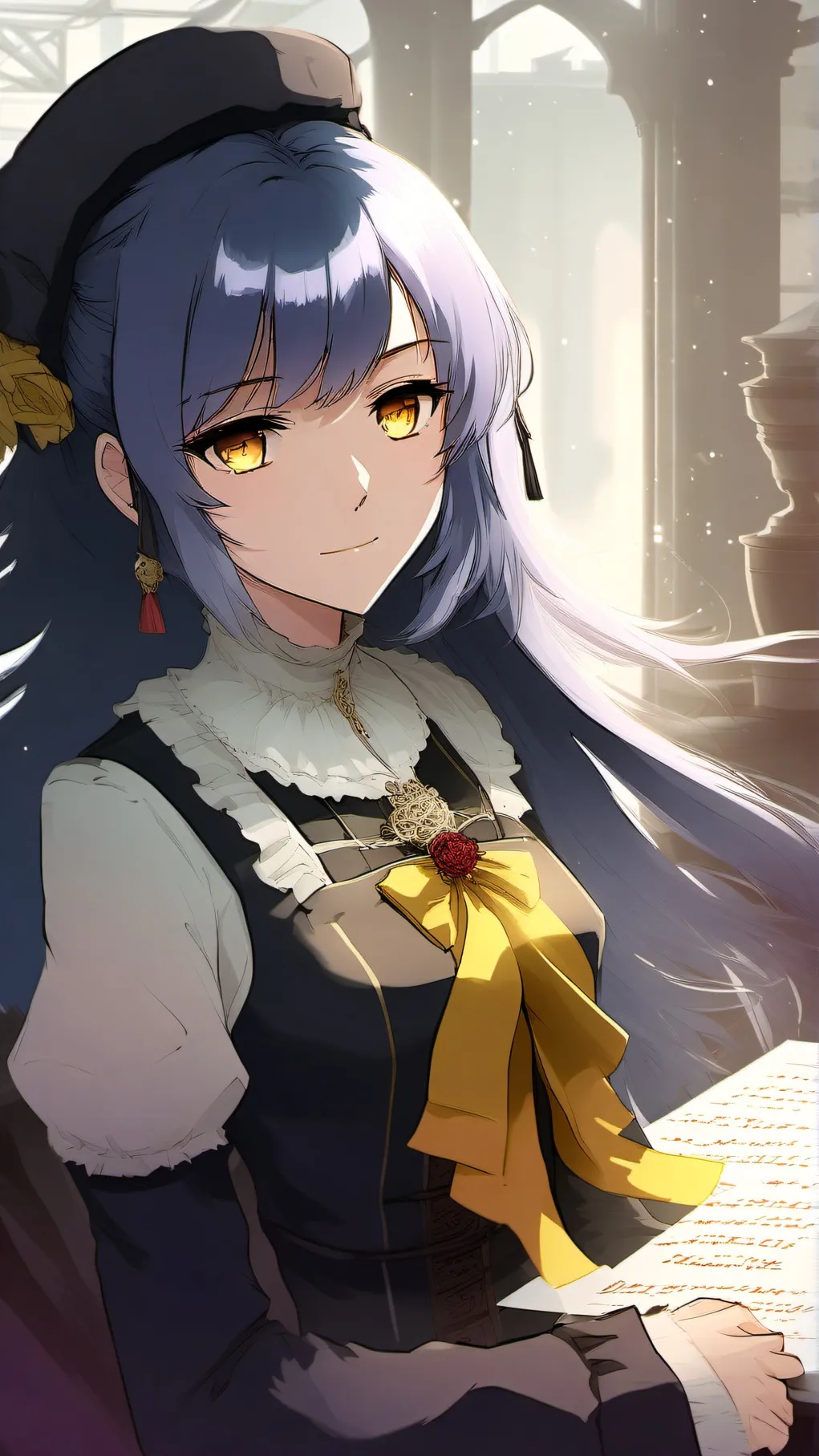 ai character: Angel Hoshiromiya background