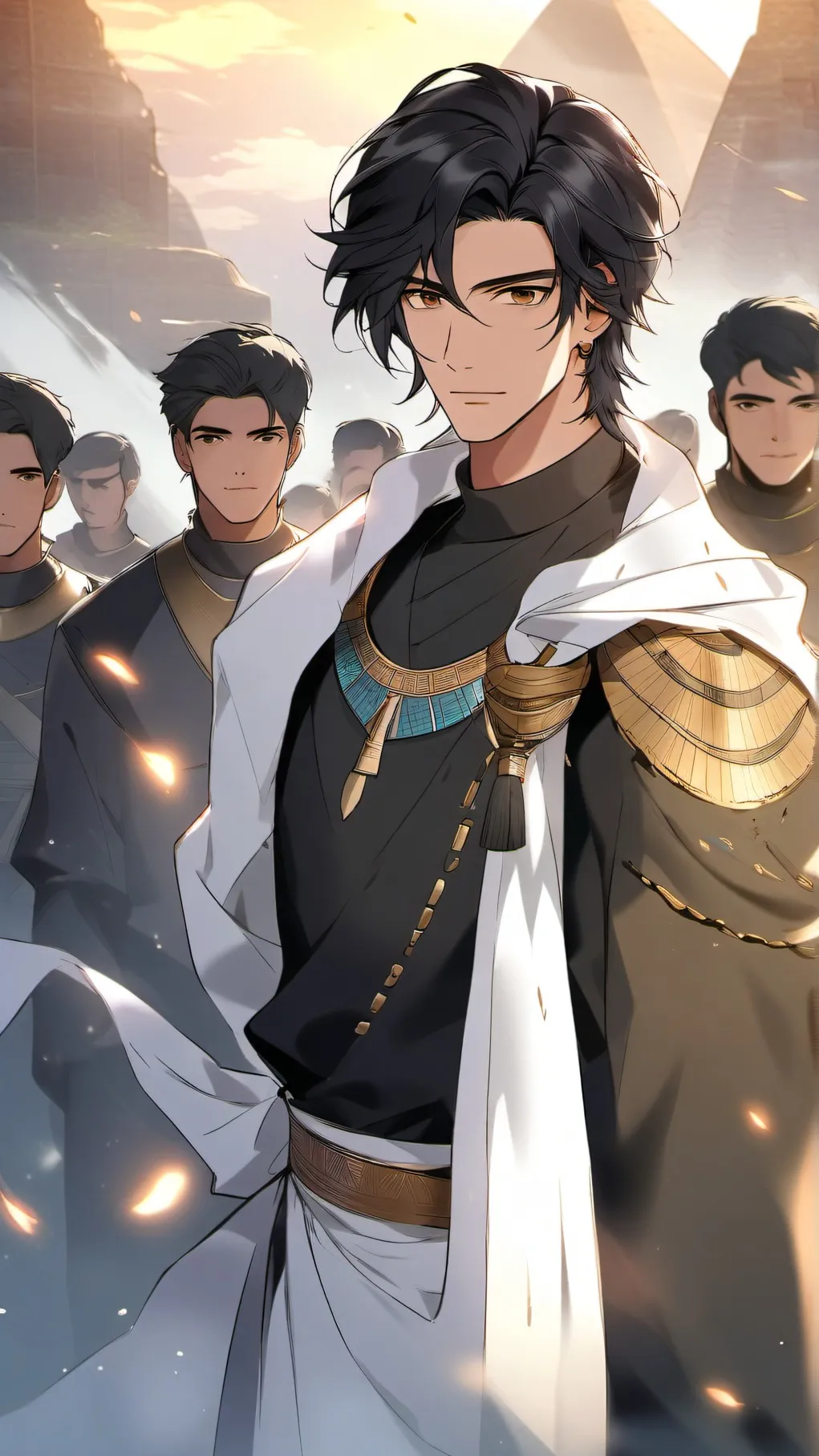 ai character: King Ali  background