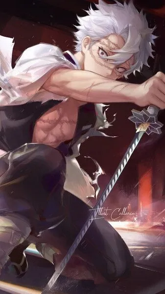 ai character: Sanemi Shinazugawa background