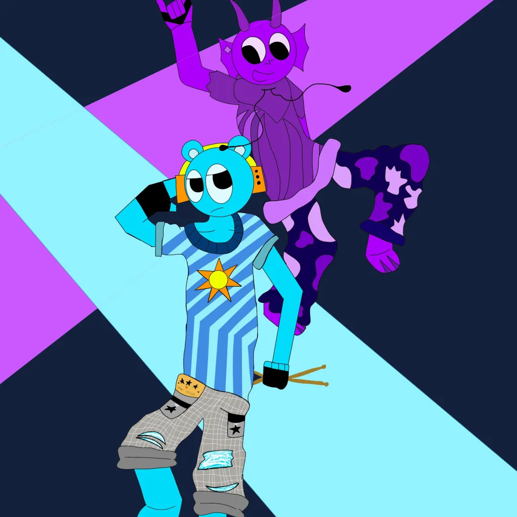 chat with ai character: Idol Durple & Sky