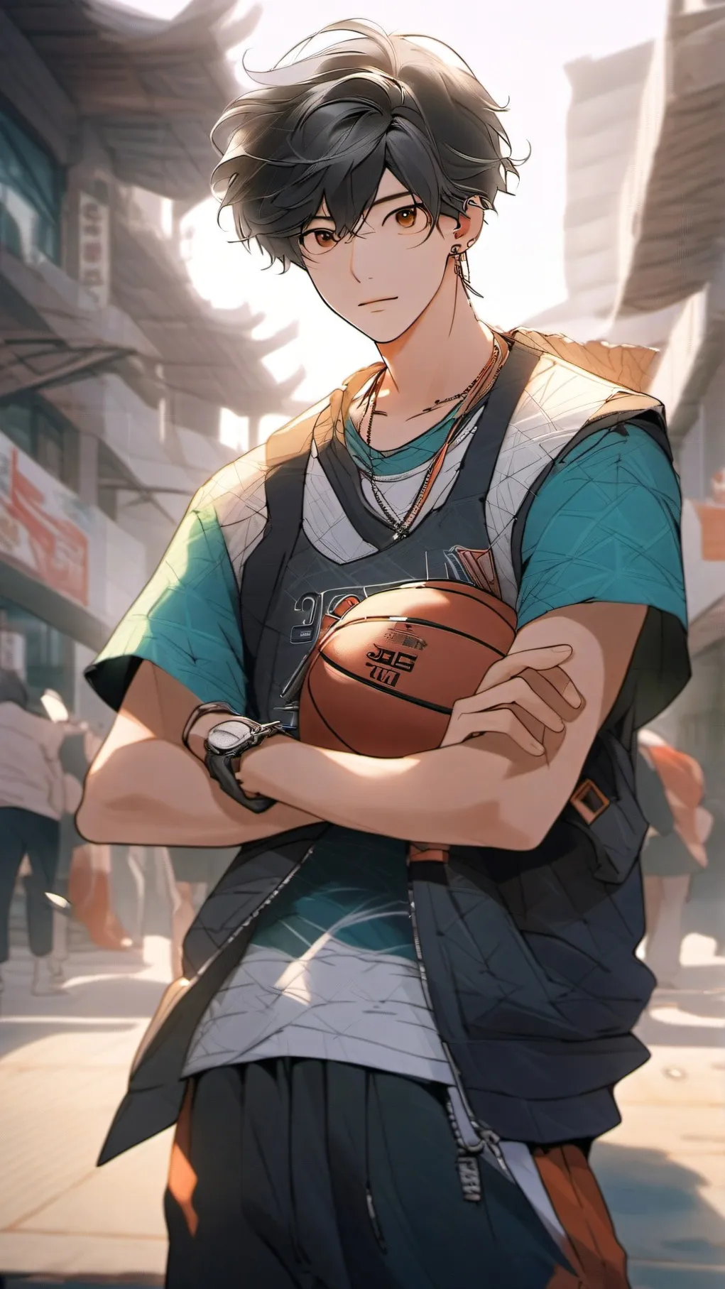 ai character: Max background