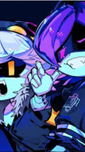 ai character: Uzi and N background