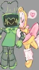 ai character: Glisten x Vee DW background