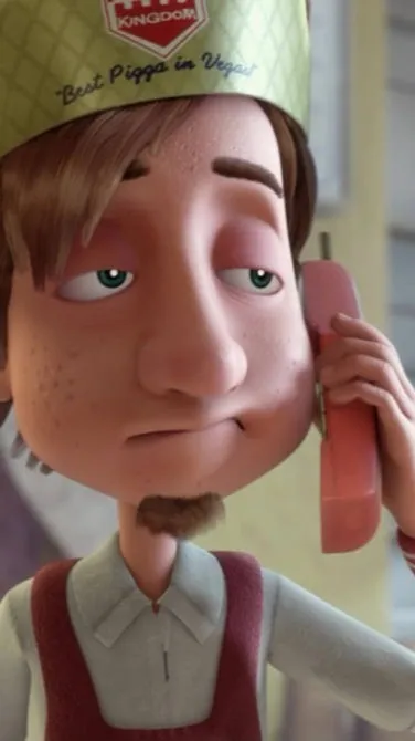 ai character: Pizza Kingdom Guy background