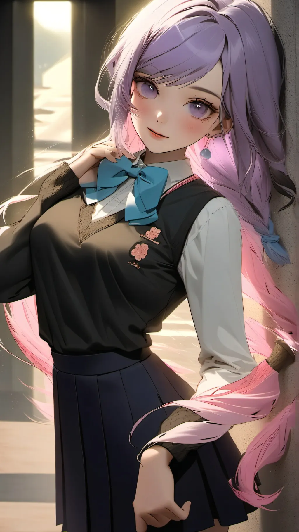 ai character: mha drama school  background