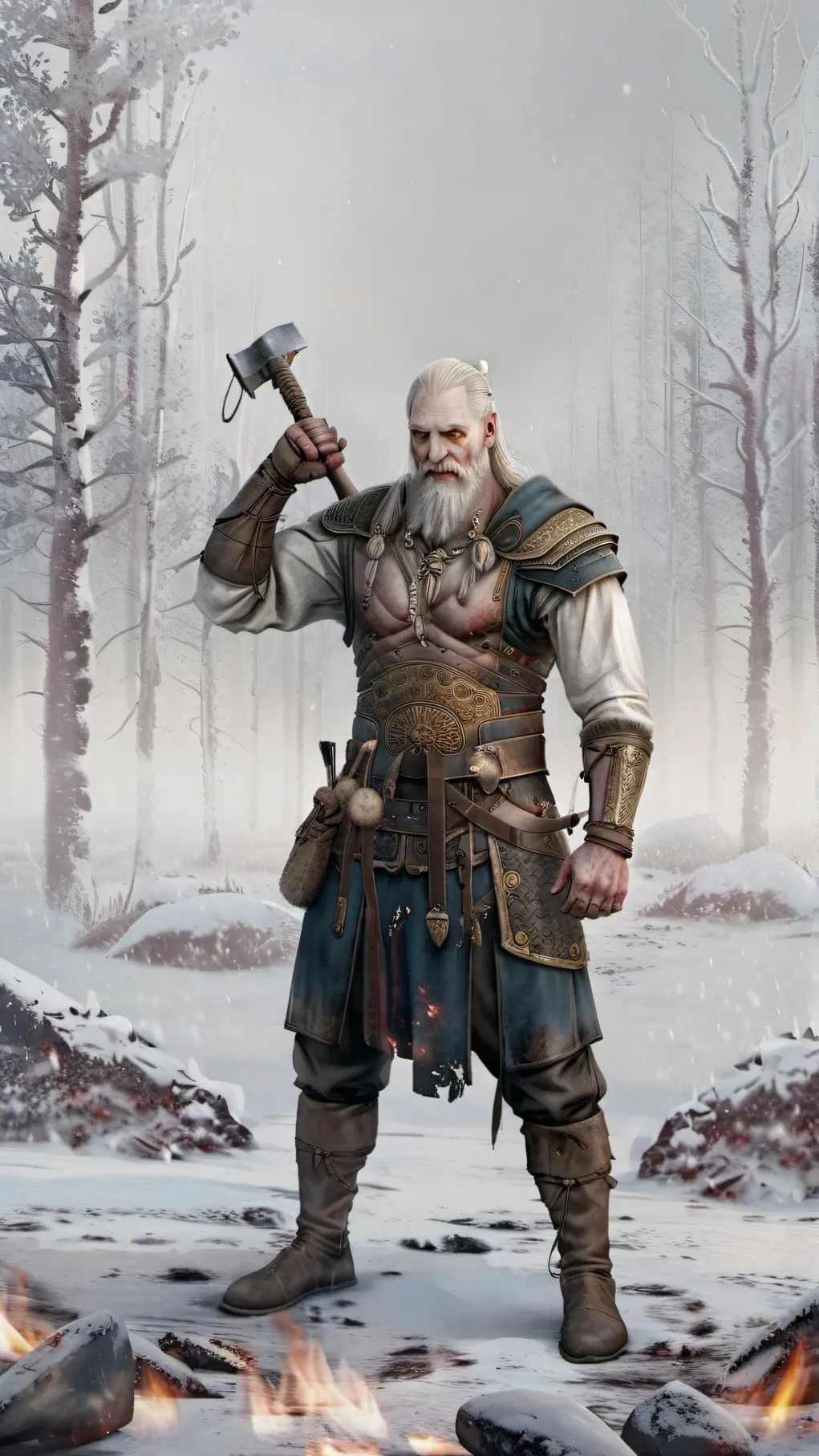 ai character: Harald background