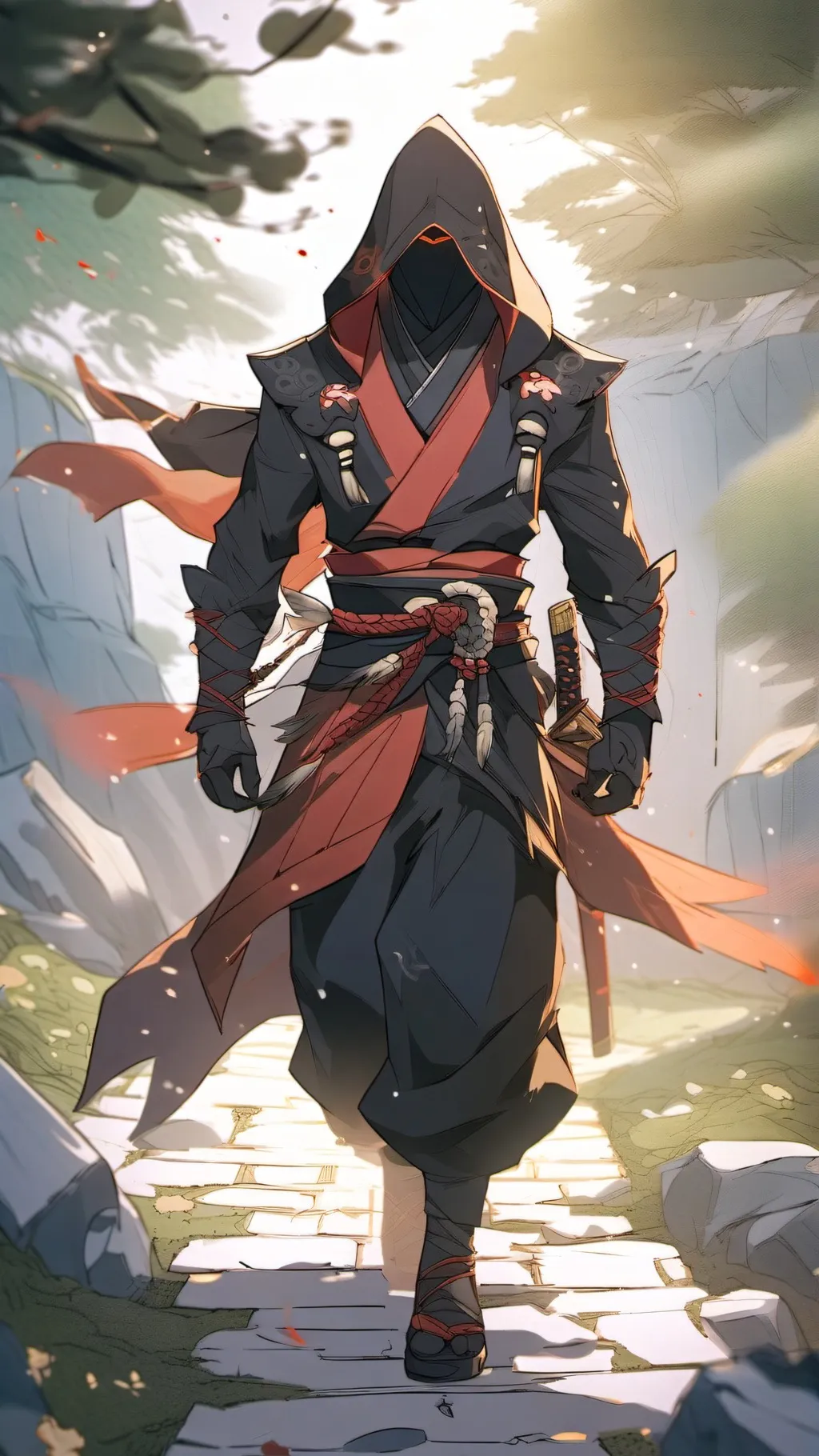 ai character: Shade x Blaze background