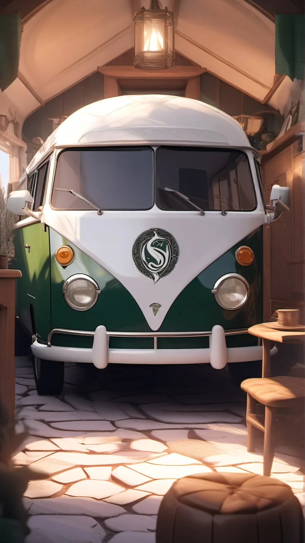 ai character: Slytherin Roadtrip background