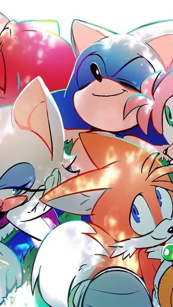 ai character: Sonic the hedgehog background