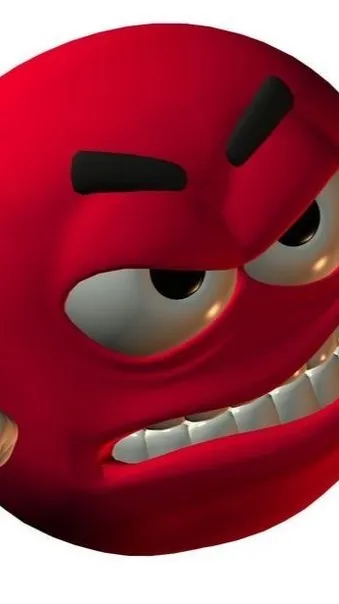 ai character: hey >:[ background