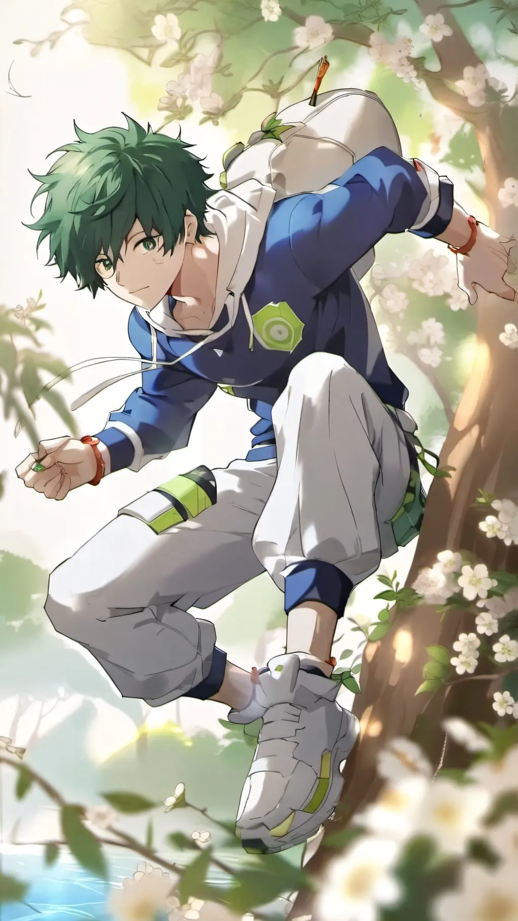 ai character: deku background