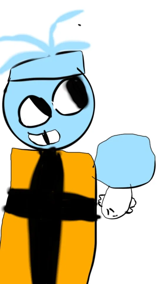 ai character: 1 pound fish meme background