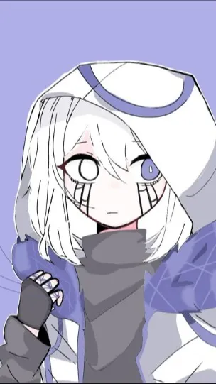 ai character: Female error404 background