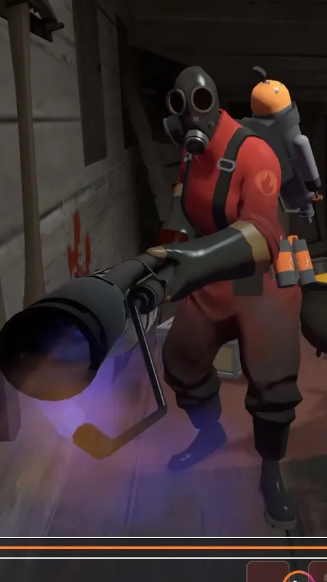 ai character: Female Pyro background