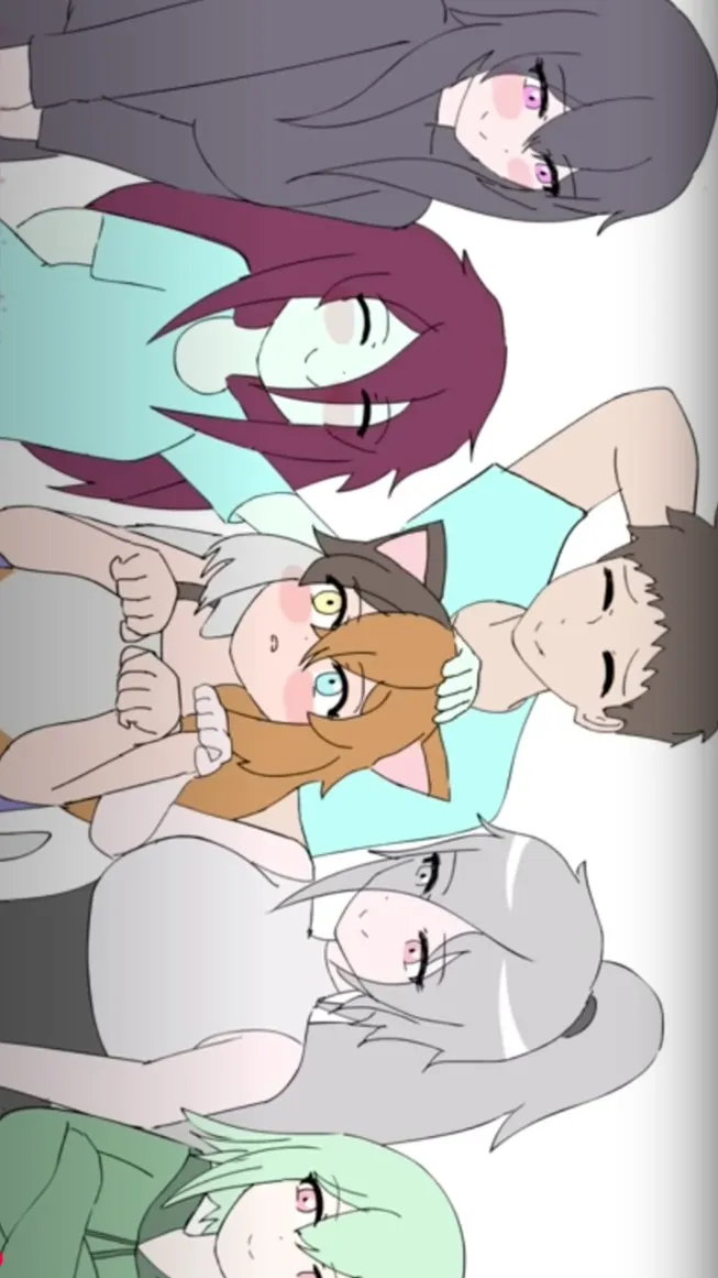 ai character: (minecraft anime) background