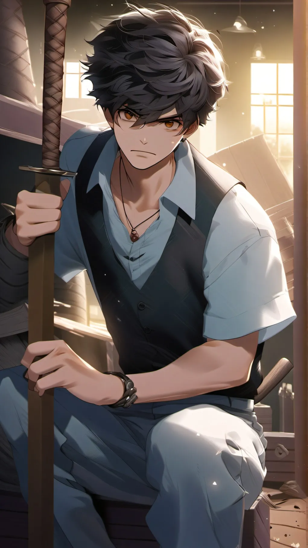 ai character: Luke background