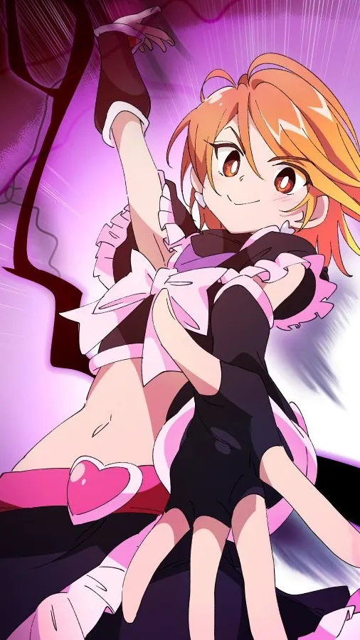 ai character: Cure Black background