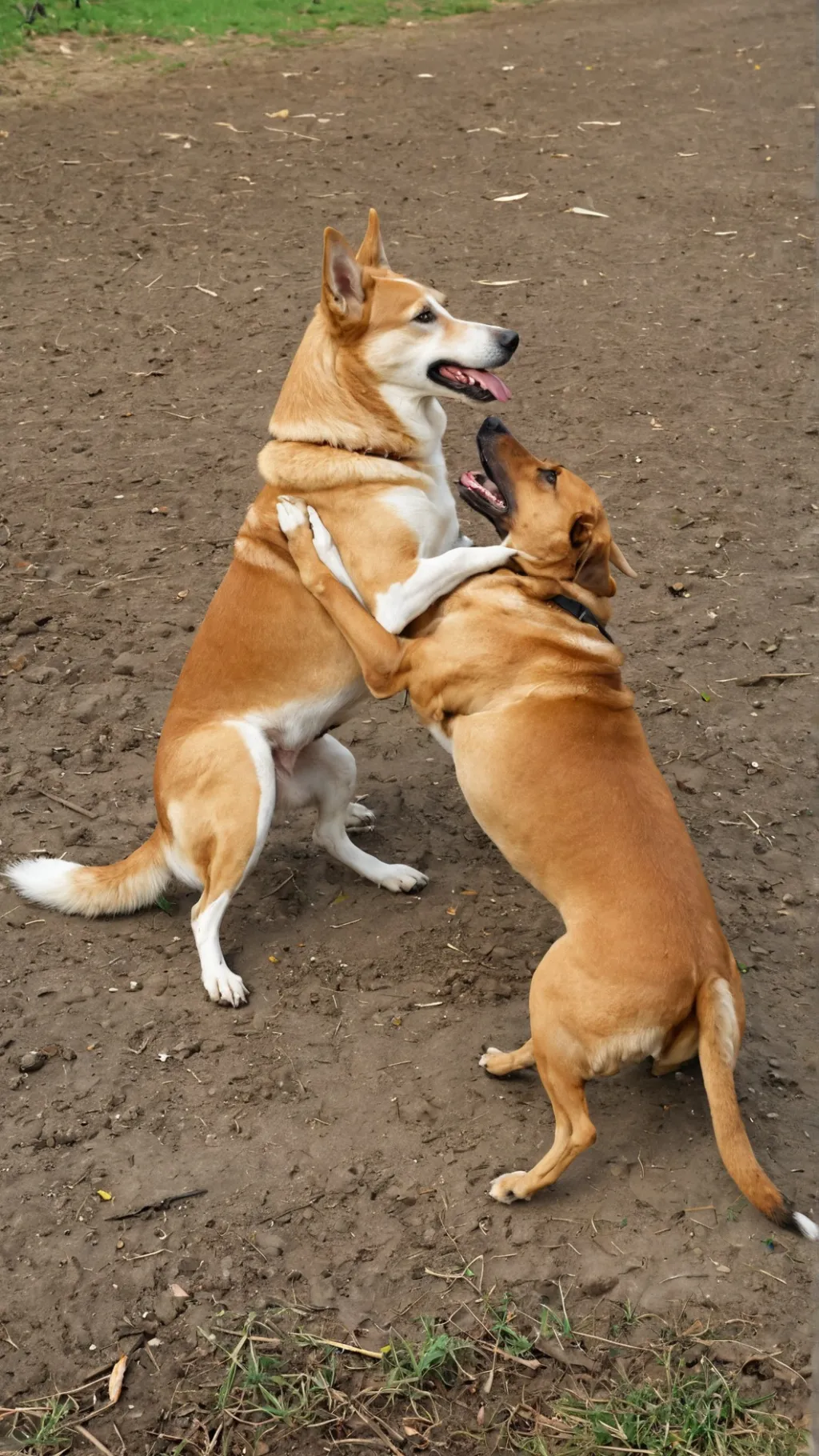 ai character: WWE dogs background