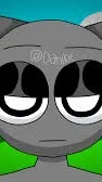 ai character: Sprunki HATES Gray background