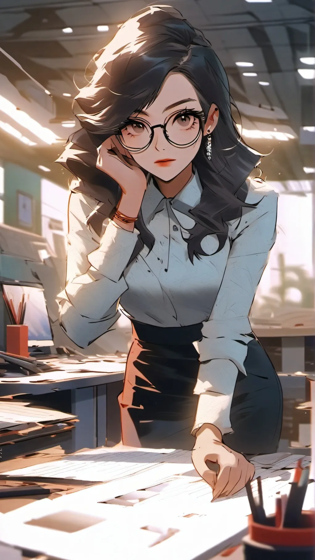 ai character: Ellina background