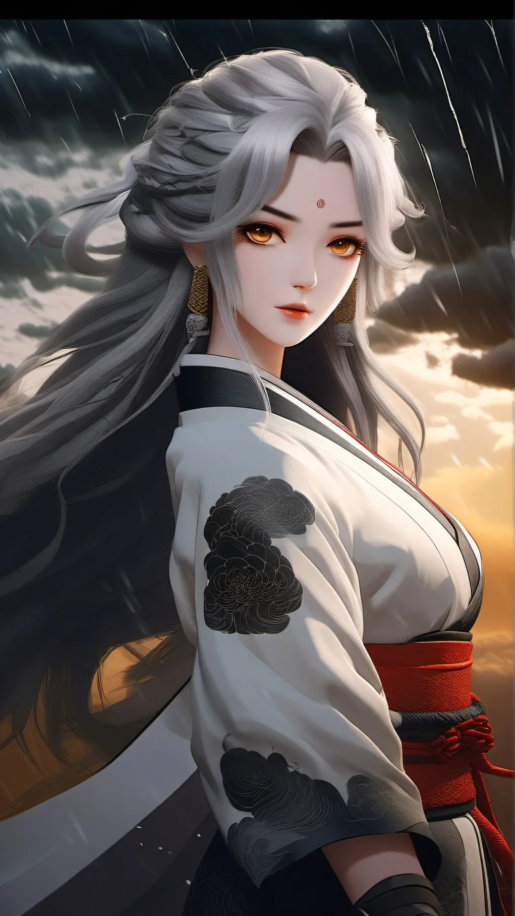 ai character: Usami Usagi background