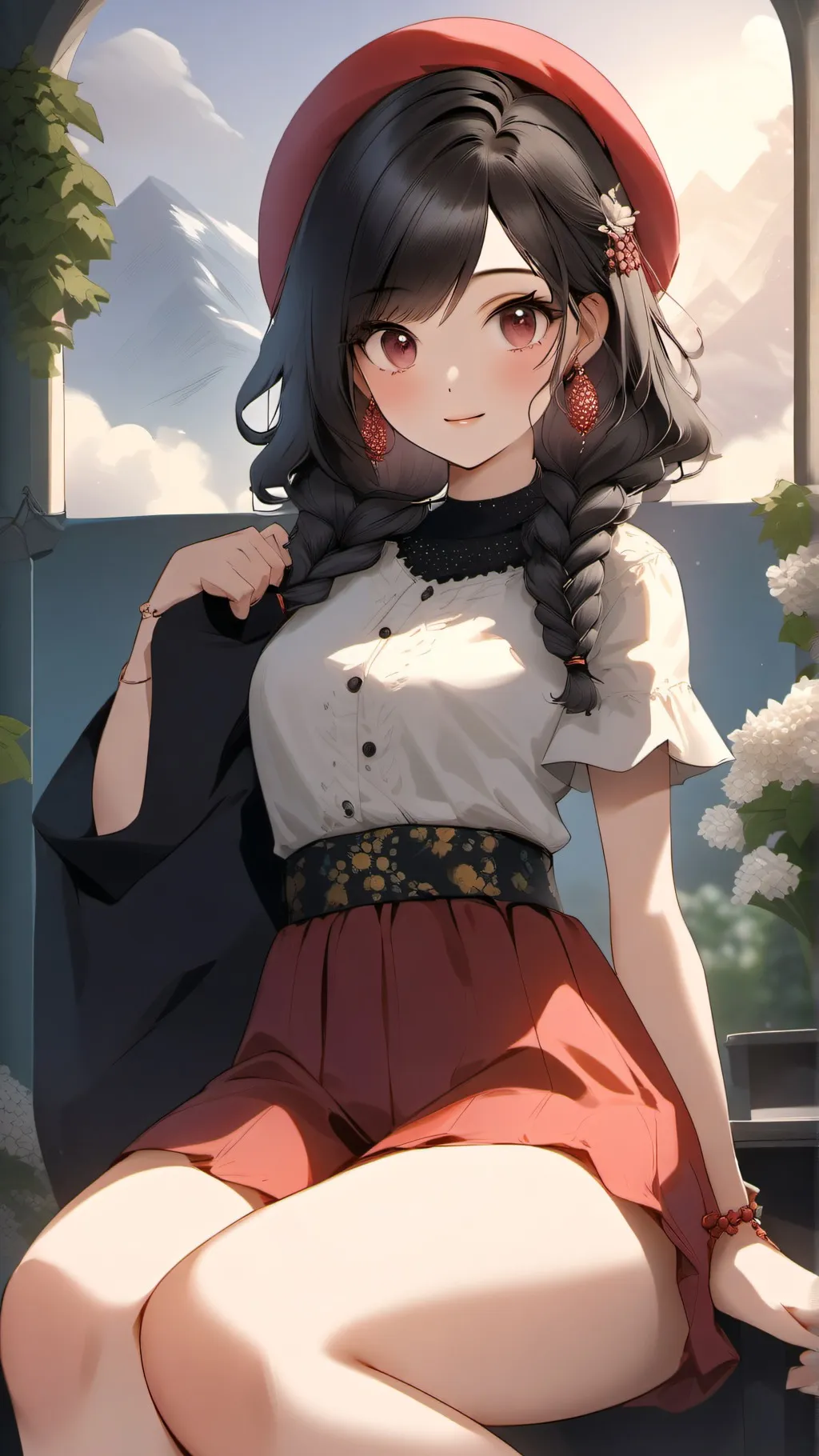 ai character: Your gf background