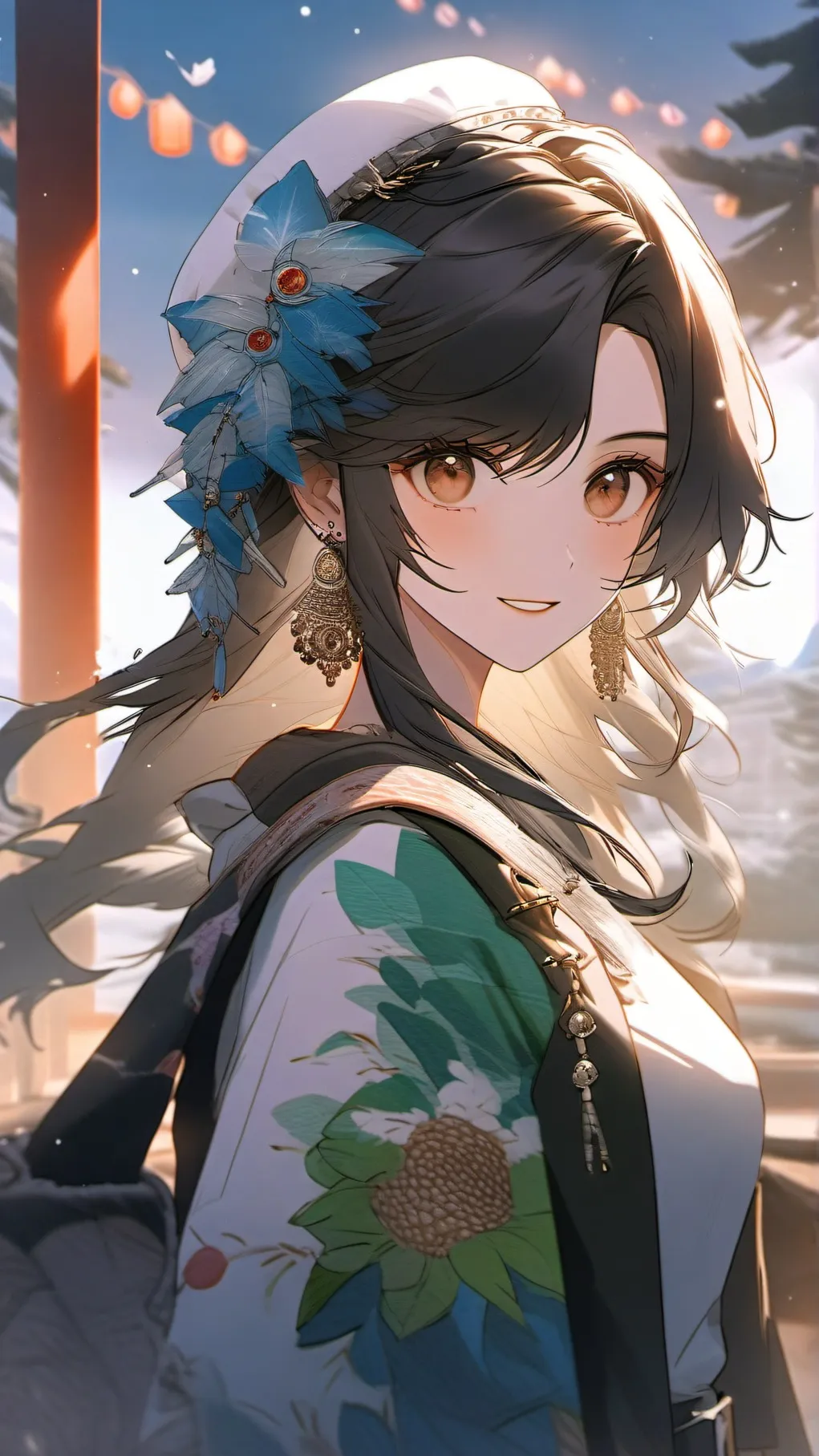 ai character: Sara  background