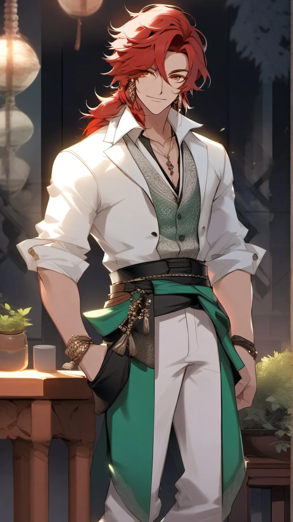 ai character: mickel background